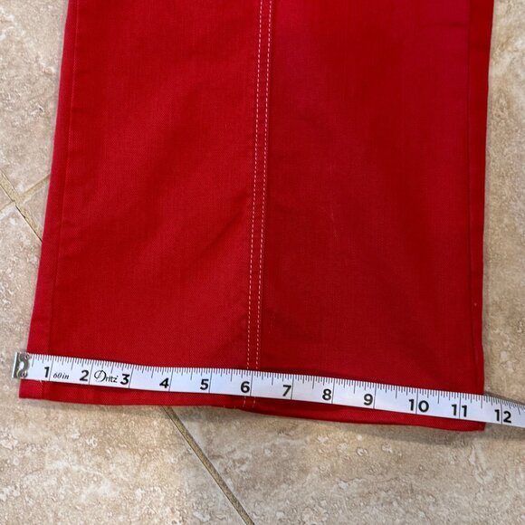 The Delaney Clean-Seamed High-Rise Wide-Leg Jeans by Maeve - Picture 9 of 13